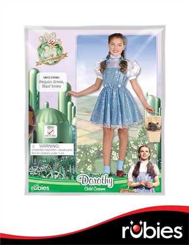 Rubies The Wizard of Oz: Dorothy Sequin Costume Dress for Kids, Girl's Small - image 5