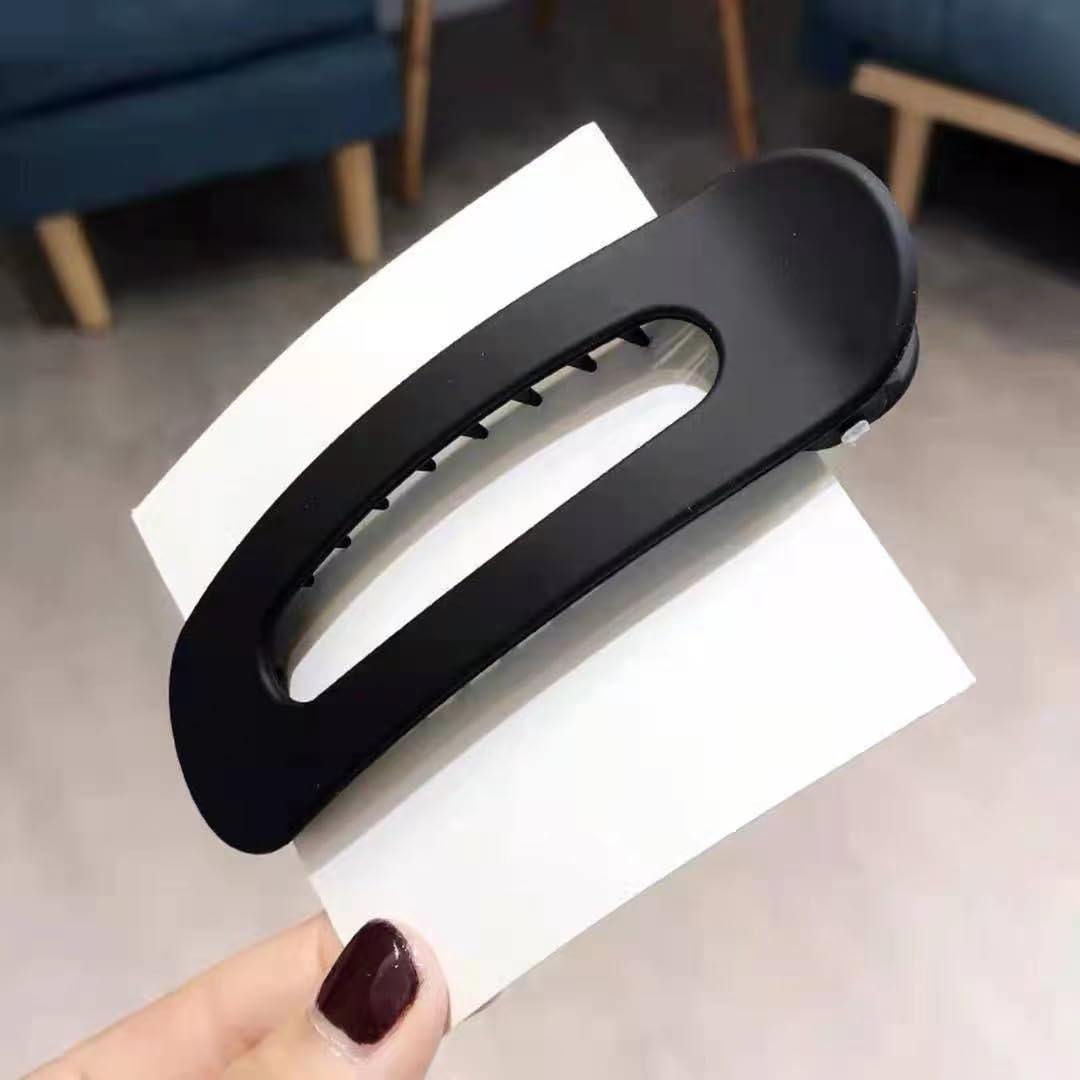 ANNA CREATIONS Korean Large Flat Matte Hair Claw Clips for Thick Hair Premium Strong Hold Long Thin Thick Hair Clips Fashion Big Hairclip Hair Accessories Clutches Women and Girls 5 Pcs (Duck Bill) - Image 4 thumbnail