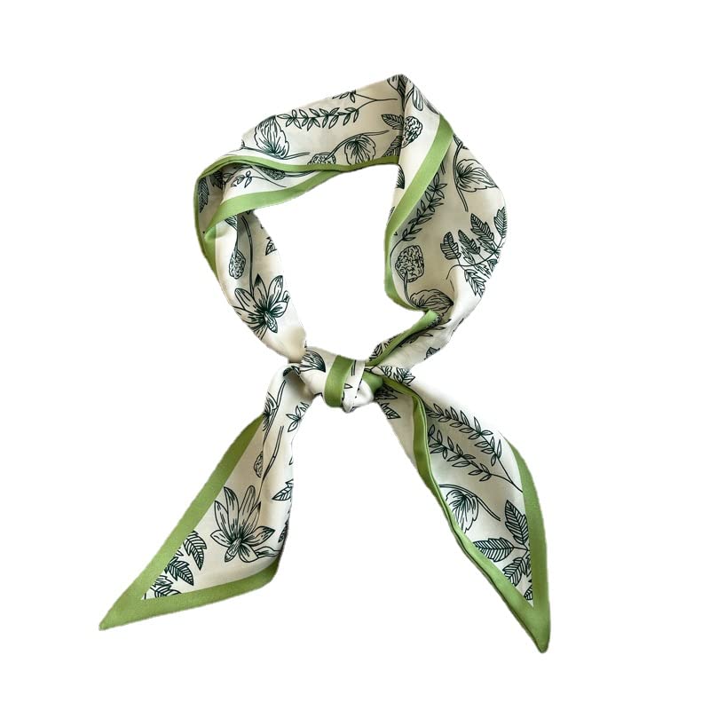 Silk Feeling Scarf Satin Head Scarf for Women Neckerchief For Women