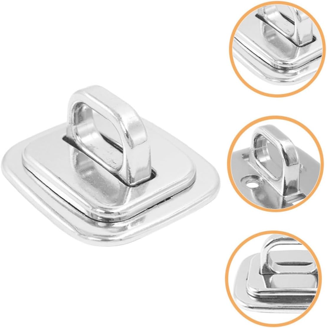 DOITOOL 4PCS Laptop Cable Lock Anchor Base Plate Security Mount for Keyed Combination Locks Versatile and Compatible with Multiple Brands for Office Study and Travel Use
