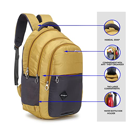 Image of NORTH ZONE Lightweight school bags Backpacks for Boys Girls Stylish men and women Casual Travel Laptop Bag College office