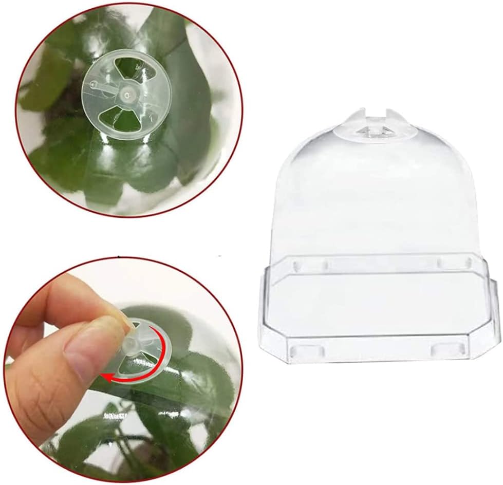 Havamoasa Nursery Pot Plant Nursery Pots with Humidity Dome Plant Planting Pot Plastic Gardening Pot Seed Starting Pot Plant Container Reusable Flower Pot for Seedlings Succulents : Patio, Lawn & Garden