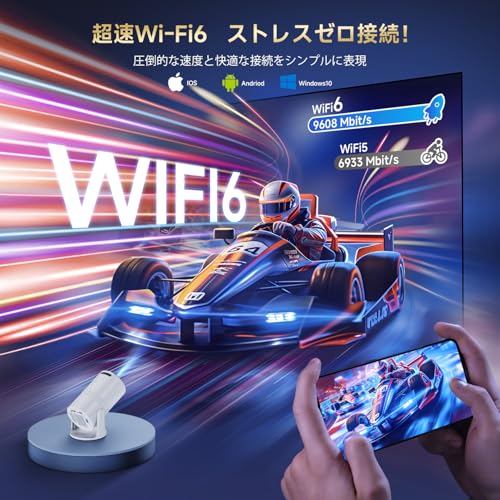 WISHOLY プロジェクター 家庭用 K10 の商品画像 4