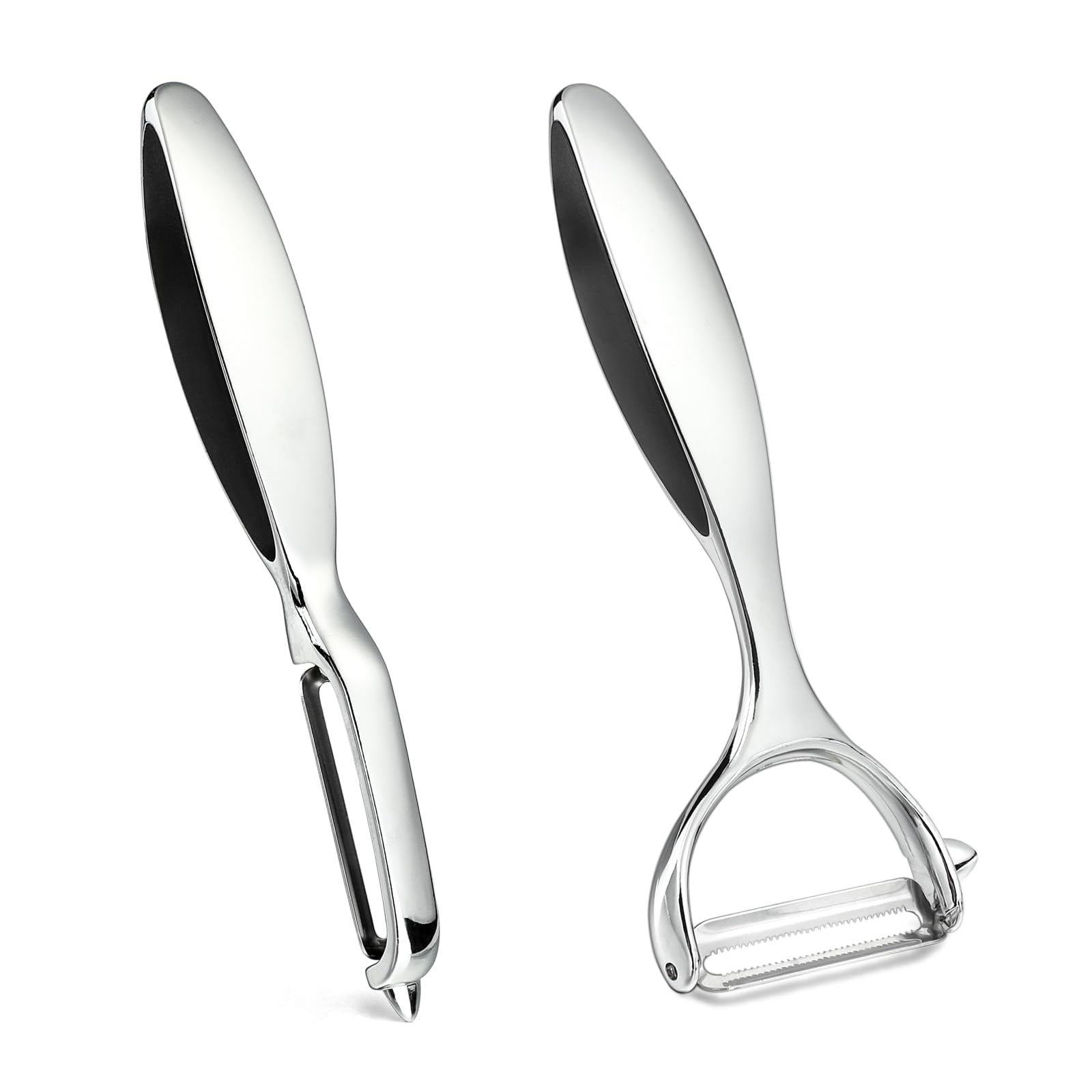 Pelador de verduras de acero inoxidable, peladores de patatas en forma de Y y en forma de I, peladores de frutas de zanahoria vegetariana para cocina del hogar