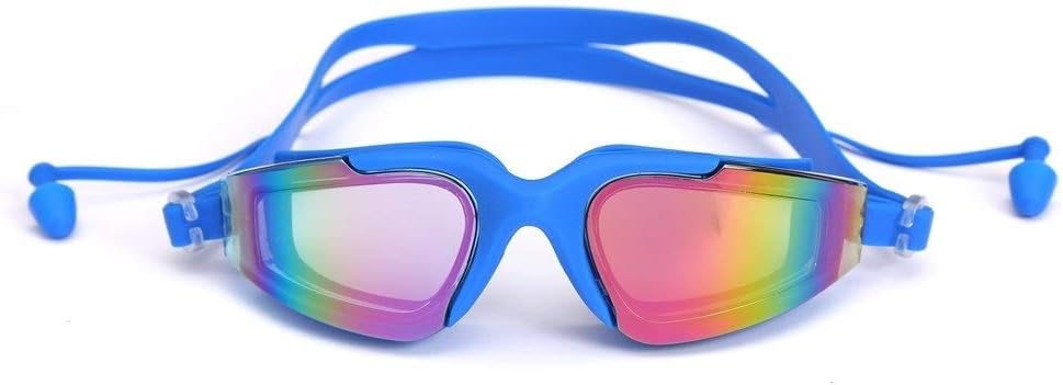 Swim Goggles,Adjustable Swimming Goggles,Anti-Fog UV Protection Swim Glasses for Unisex Adult Men Women Youth Kids Child