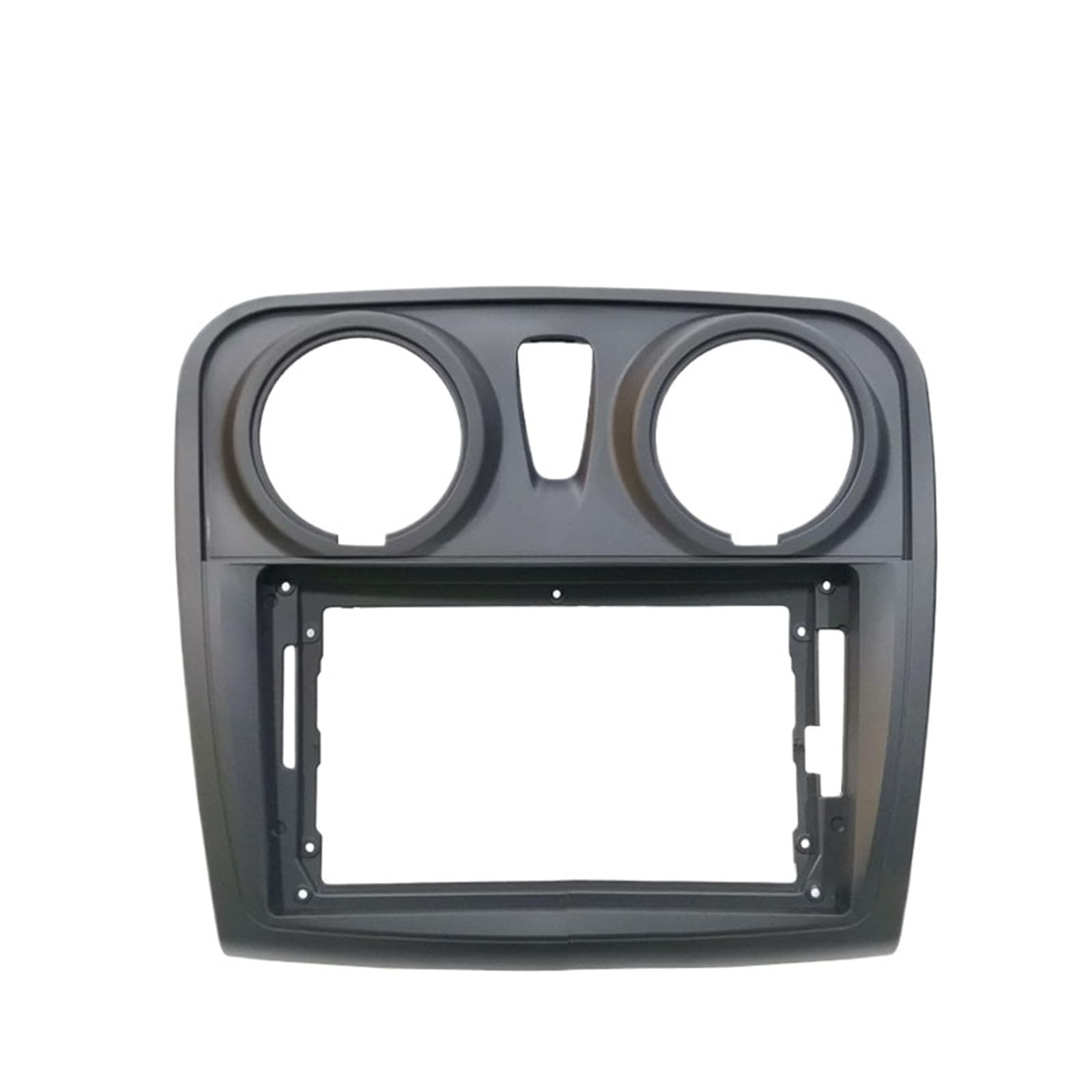Fit 2Din 9Inch Car Radio Dashboard Stereo Frame Mounting Kit Fit For Renault Fit For Dacia, Symbol Sandero 2012-2018 Auto Parts(Matte black)