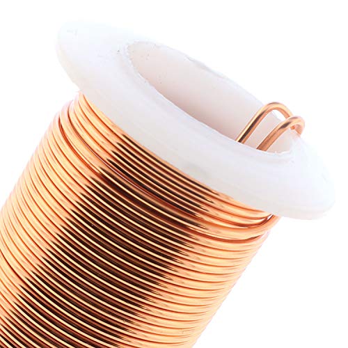 Image of The Beadsmith Wire Elements 18-Gauge Lacquered Tarnish-Resistant Copper Wire for Jewelry Making, 10 Yard, 9.14 Meter Spool