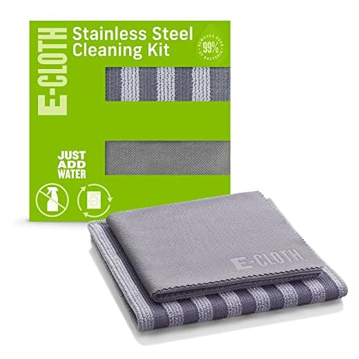 E-Cloth Stainless Steel Cleaning Kit