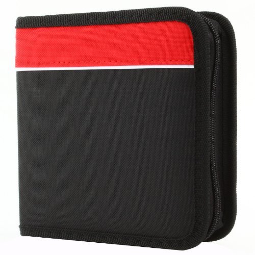 48 Disc Capacity Cd Wallet For Cd, Dvd, Blu-Ray Media Storage, Nylon Cd Holder, (Color: Assorted) #TOP12