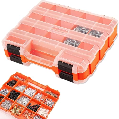 Boîte de rangement vis double face pour ne plus mélanger vos petites pièces