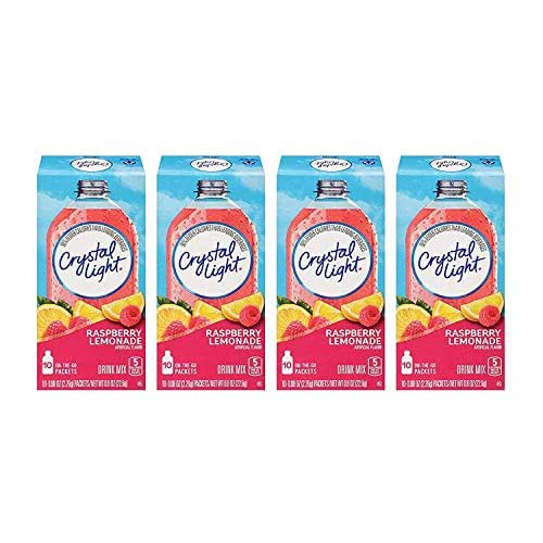 Crystal Light On-The-Go Drink Mix, Sugar Free Powdered Water Enhancer,