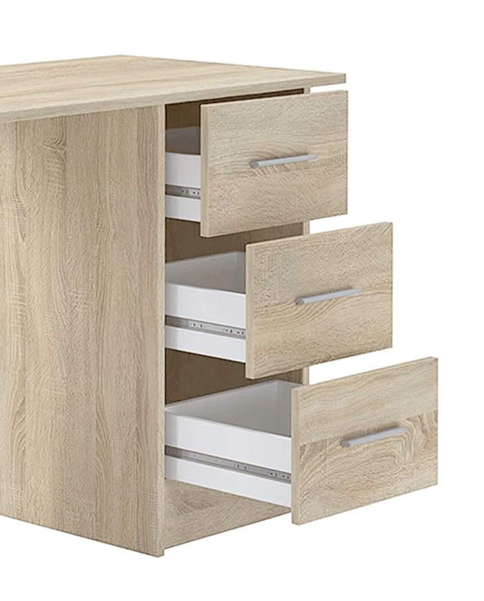 Home Heavenly® Mesa de Escritorio Deski, Color Roble Sonoma