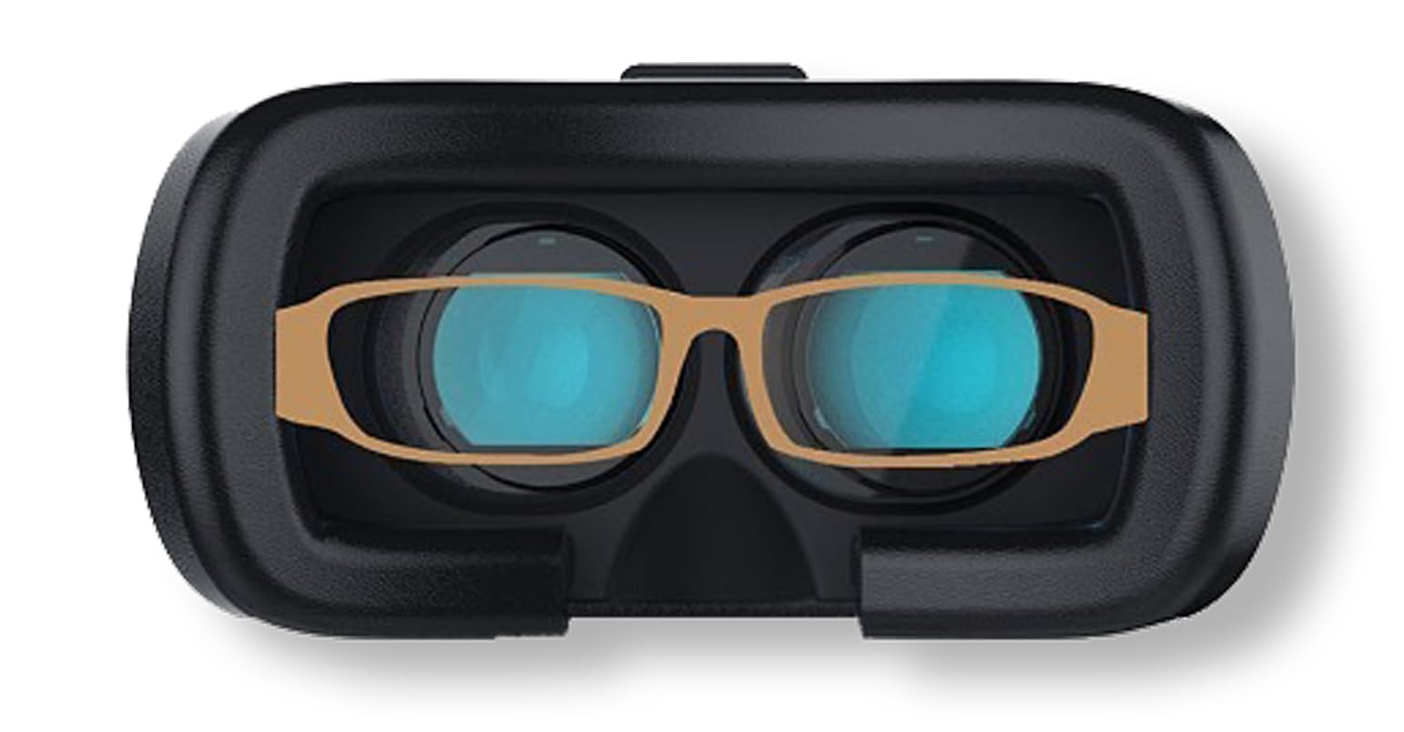 Gafas Realidad Virtual 3D con Mando Bluetooth para móviles Compatible Videos 360 y Juegos 3D - Experiencia Inmersiva Realidad Aumentada - Gafas VR Box con Mando