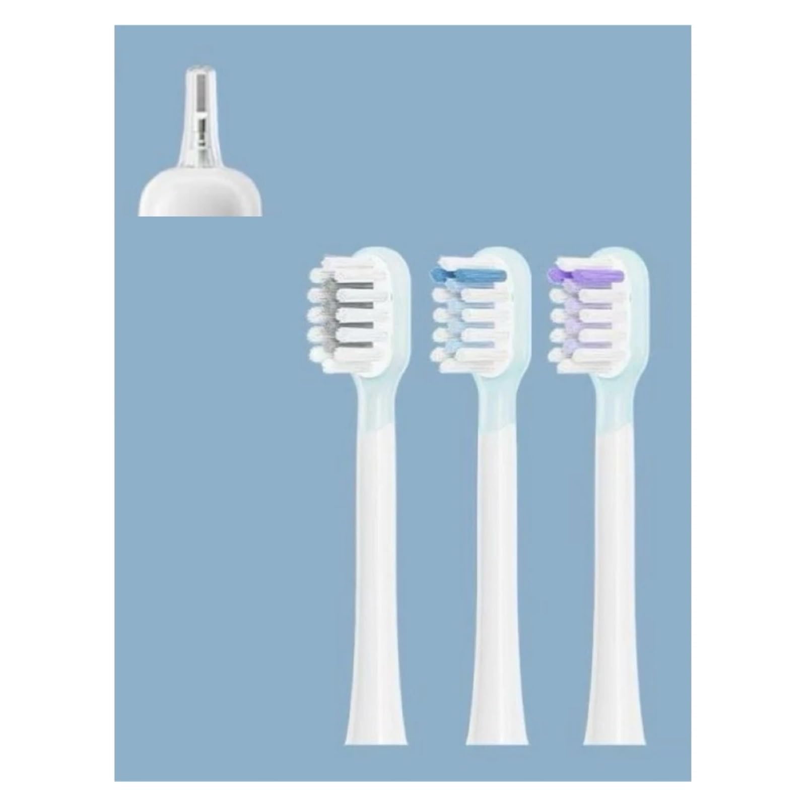 Testine Di Ricambio, Compatibile Con Laifen, LFTB01-P | LFTB01-A, LFTB01-S, setole e ugelli per spazzolino elettrico(16pcs Care(Soft))
