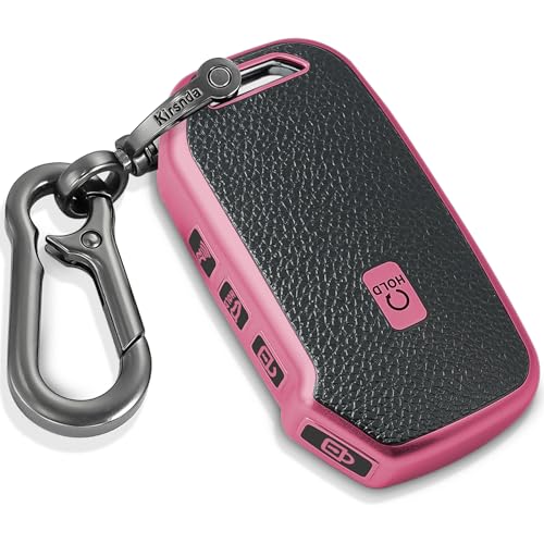 Coque de clé Kia Ceed Forte Sorento protection silicone TPU rose 5 boutons