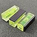 ZUJHPYMI 6Pcs Magnetic Small Bubble Level 10x10x29mm Mini Square Bubble Spirit Levels Leveling Tools