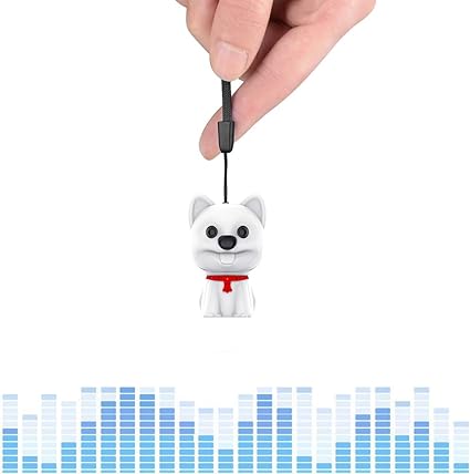 Amazon Co Jp 強化版 ミニデジタルボイスレコーダー ディクタフォン かわいい犬装飾 100h連続録画 ワンボタン録音 Usb充電式 Color White Size 8gb 家電 カメラ