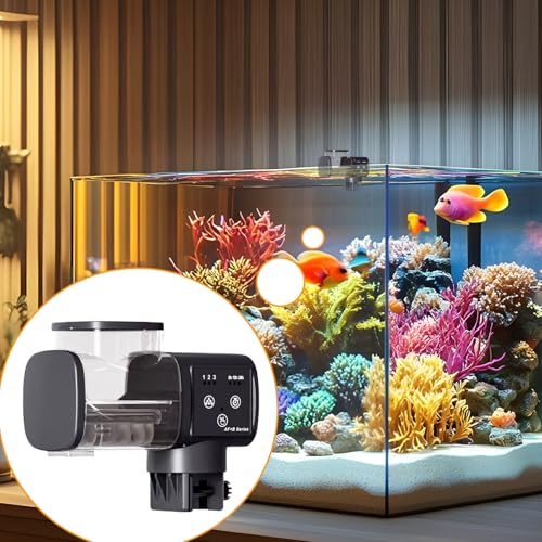 Alimentador de alimentos para peces tortuga Betta en estanque y hogar 4