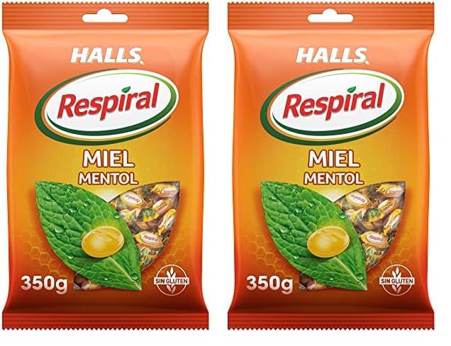Respiral Caramelo Miel, Bolsa 350 gramos (Paquete de 2)