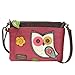 Chala Mini Crossbody Handbag (Owl/Dark Pink)