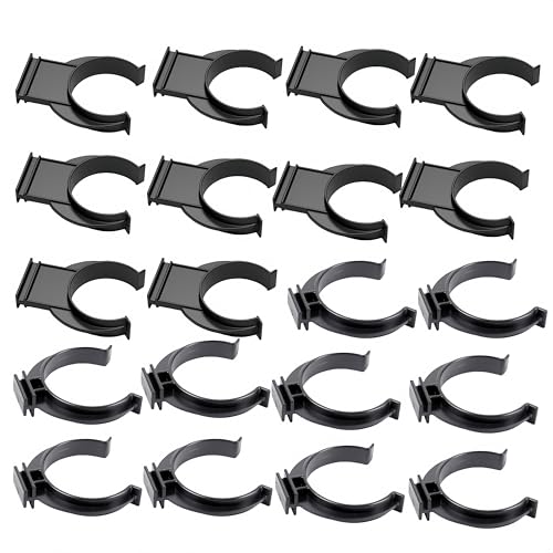 Changyeah Clips De Zócalo De Cocina, 20 Pcs Clip De Rodapié,Clip De Fijación para Listón De Zócalo,para Zócalo De Cocina para Sofás, Camas, Mesas, Armarios Y Otros Muebles(27mm,39mm)