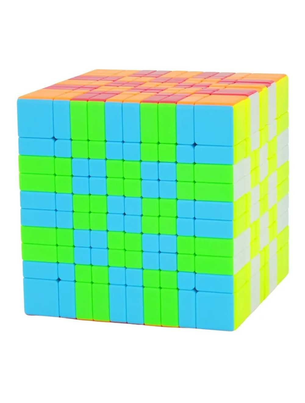 Logica Giochi - Cubo Magico 10x10 Stickerless - Cubo Professionale - Rotazione Fluida e Silenziosa