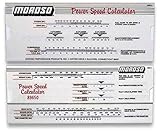 Moroso - 89650 POWER-SPEED CALCULATOR