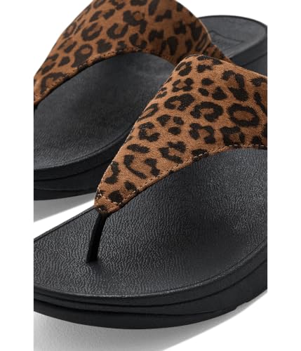 Image of FitFlop Women's LULU Suede Toe-Post Sandals | Lightweight Summer Walking Sandals with Cushioned Comfort, Arch Support & Grip