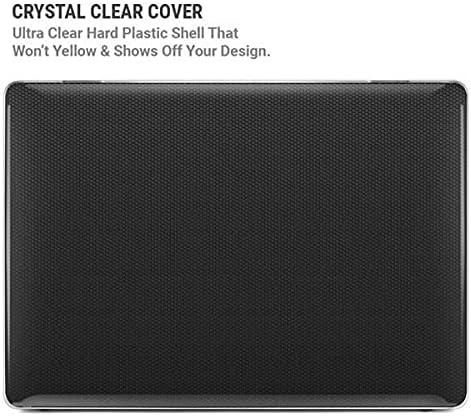 Skinit Case + Skin Compatible with MacBook Air 13in M1 (2021) Originally Designed Black Hex Design