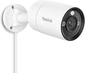 Reolink PoE 12MP Telecamera Esterno, Rilevamento di Uomo/Veicolo/Animale, Visione Notturna a Colori, Audio Bidirezionale, Avvisi Intelligenti, Time-Lapse, Slot per Scheda microSD, RLC-1212A