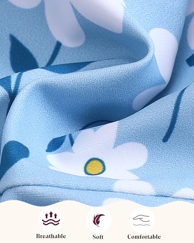 image for Mioglrie Toddler Girl Bathing Suit Baby Girl Swimsuit 18-24 Month Blue