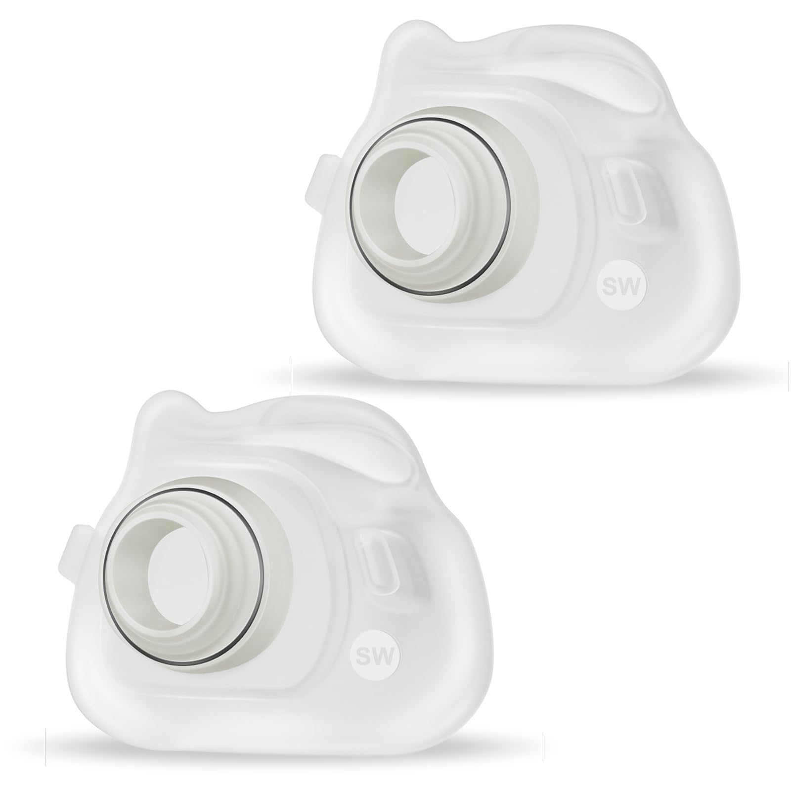 2 Packs Reliable Silicone Cushion for AirFit F40 Full Face Replacement Cushion (Small Wide)