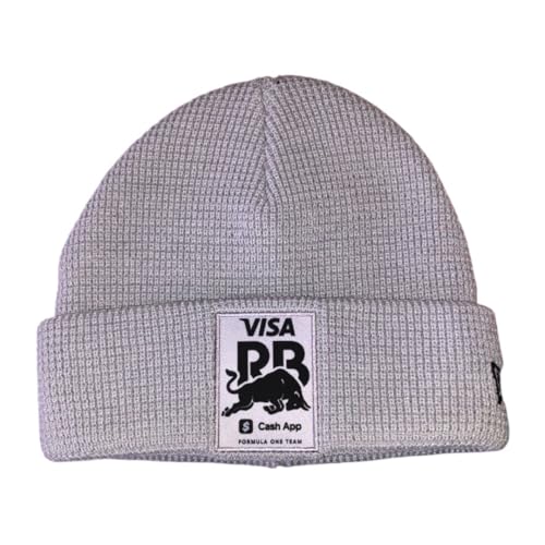 Gorro Cash App RB Formula One Team New Era de invierno gris talla única