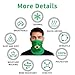 pmbvcgsy Fashion Neck Gaiter for Men Women,Brazil Flag Pattern Face Cover Mask Head Wrap Balaclava Multifunctional Scarf Bandana Headband for Gift
