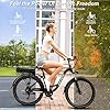ANCHEER Electric Bike for Adults, 48V 500Wh EBike, UP to 60 Miles, Removable Battery, Fast-Charge, 26" Commuter Electric Bicycles, 7-Speed, LCD Digital Display, Suspension Fork, Cruise Control, UL2849 #3