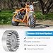 EOPOAYI 212cc Aluminum Flywheel 10krpm Compatible with Predator 212 Hemi Only Engine 60363 Coleman Mini Bike CT200U BT200X CT200U-EX Baja Warrior MB200 MB165 GX160 GX200 6.5HP Performance Parts