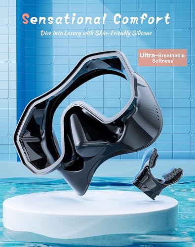 Masque de plongée pour adultes avec kit de snorkeling complet mer