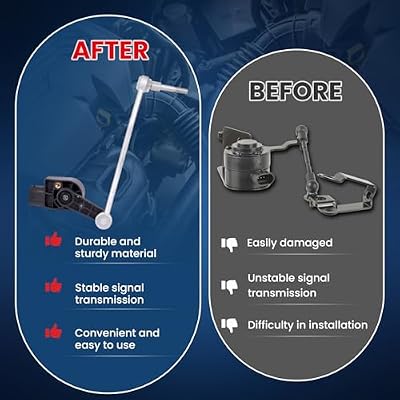 MOCA Front Right Ride Height Level Sensor Fits for 2004-2010 for Audi A8 Quattro, 2007-2010 for Audi S8, 2006-2013 for Bentley Continental