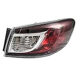 Passengers Taillight Tail Lamp Bulb Type Lens Replacement for Mazda 3 Mazda3 Sedan BBM451150F AutoAndArt