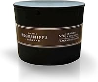 Vista 55 de Pecksniffs - Vela perfumada clásica blanca con 1 mecha, pomelo y cítrico, velas de lujo elegantes de vidrio - 6.49 onzas