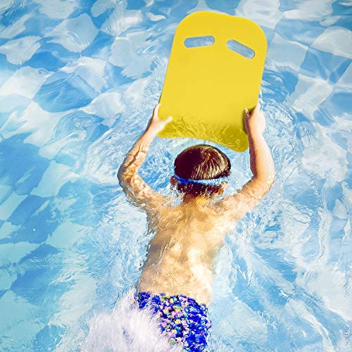 STRPRETTY BASIC MUSB Safty Swimming Training Aid Kickboard - U Design Swim Pool Float Floating Buoy Hand Board (17\"x12\") Yellow - Thumbnail 3