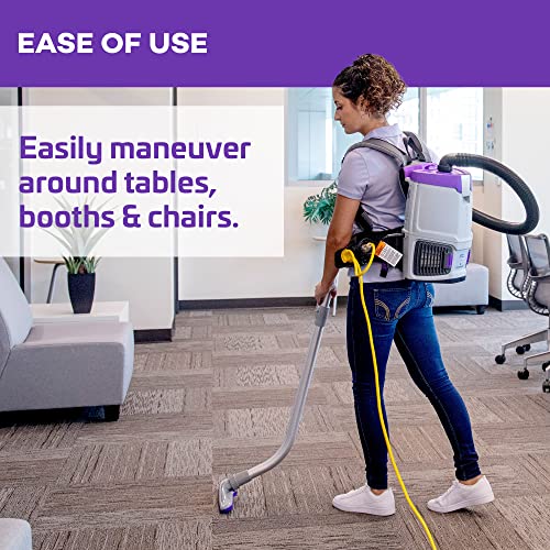 Image of ProTeam GoFit 3 Commercial Backpack Vacuum with Xover Multi-Surface Telescoping Wand Tool Kit, 3 qt, Corded