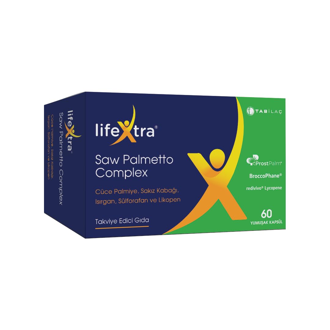 Tab İlaç Lifextra Saw Palmetto Complex 60 Yumuşak Kapsül