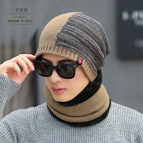 Bonnet homme en tricot épais de coton haut de gamme pour une protection thermique maximale