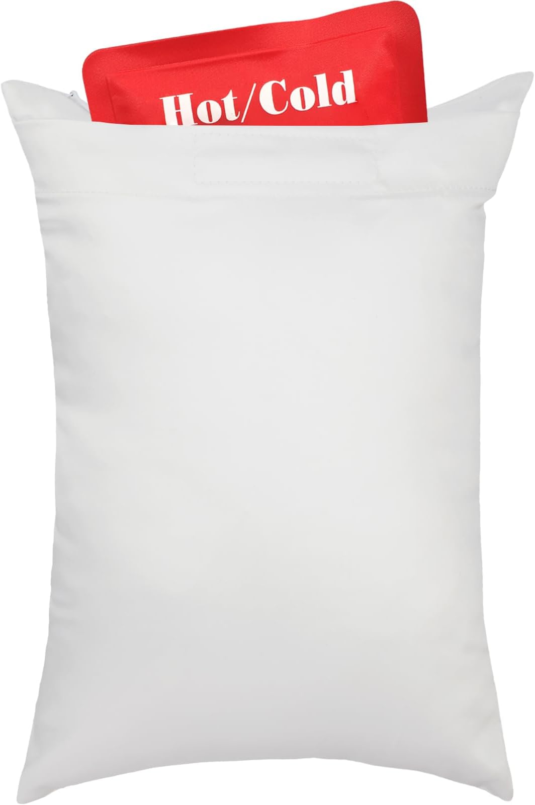 Hysterectomy Pillow Pocket Tummy Pillows with Covers, Hysterectomy Recovery Gifts, Ice Pack Not Included, Small Portable Abdominal Cushion After Surgery Post C-Section Women Satin Ivory