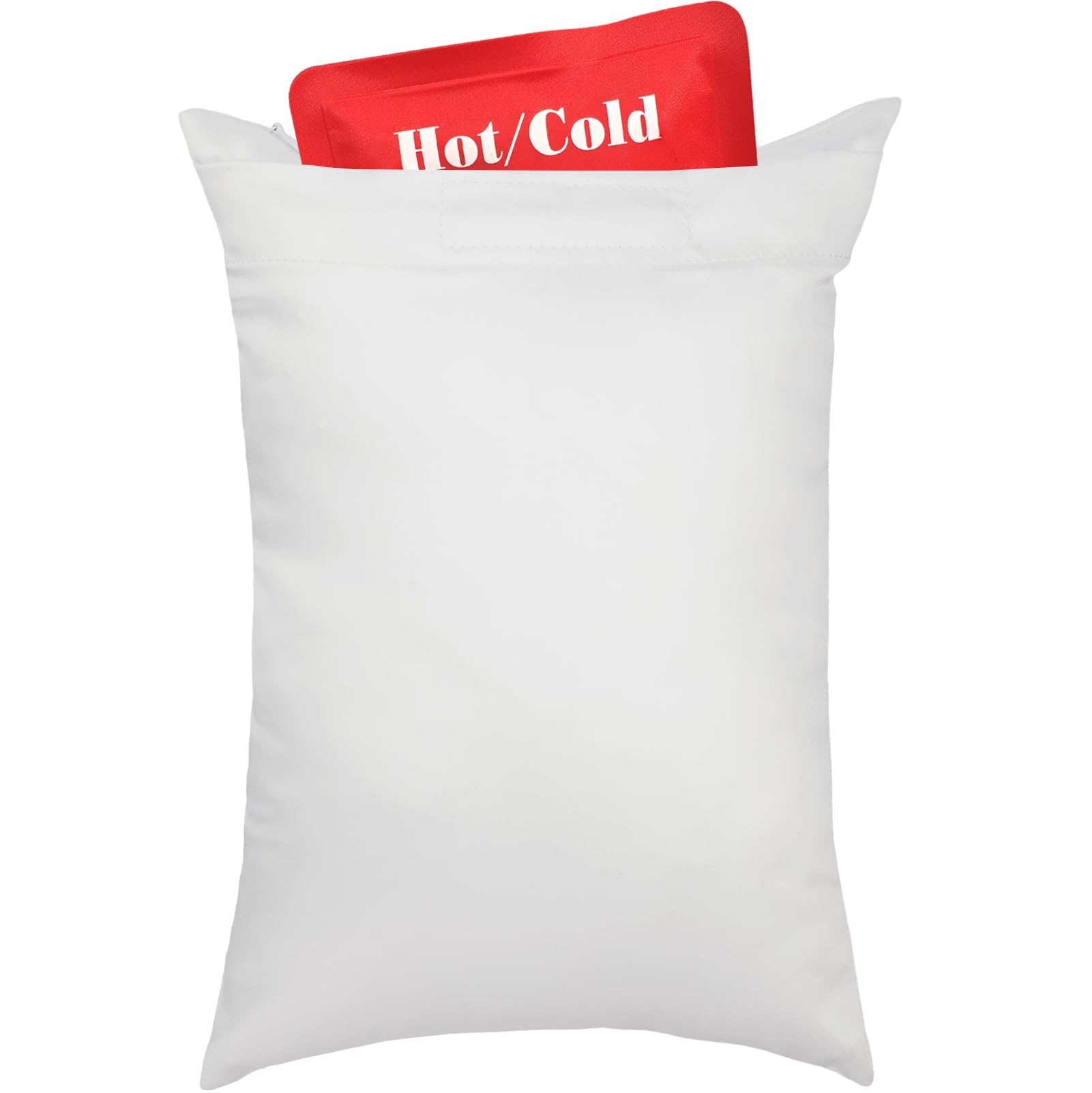 Hysterectomy Pillow Pocket Tummy Pillows with Covers, Hysterectomy Recovery Gifts, Ice Pack Not Included, Small Portable Abdominal Cushion After Surgery Post C-Section Women Satin Ivory