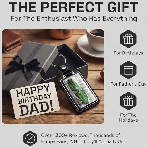 Image of Brotherhood Car Key Chain for Camaro - Classic Models Keychain for Men and Women Gift Key Ring - -