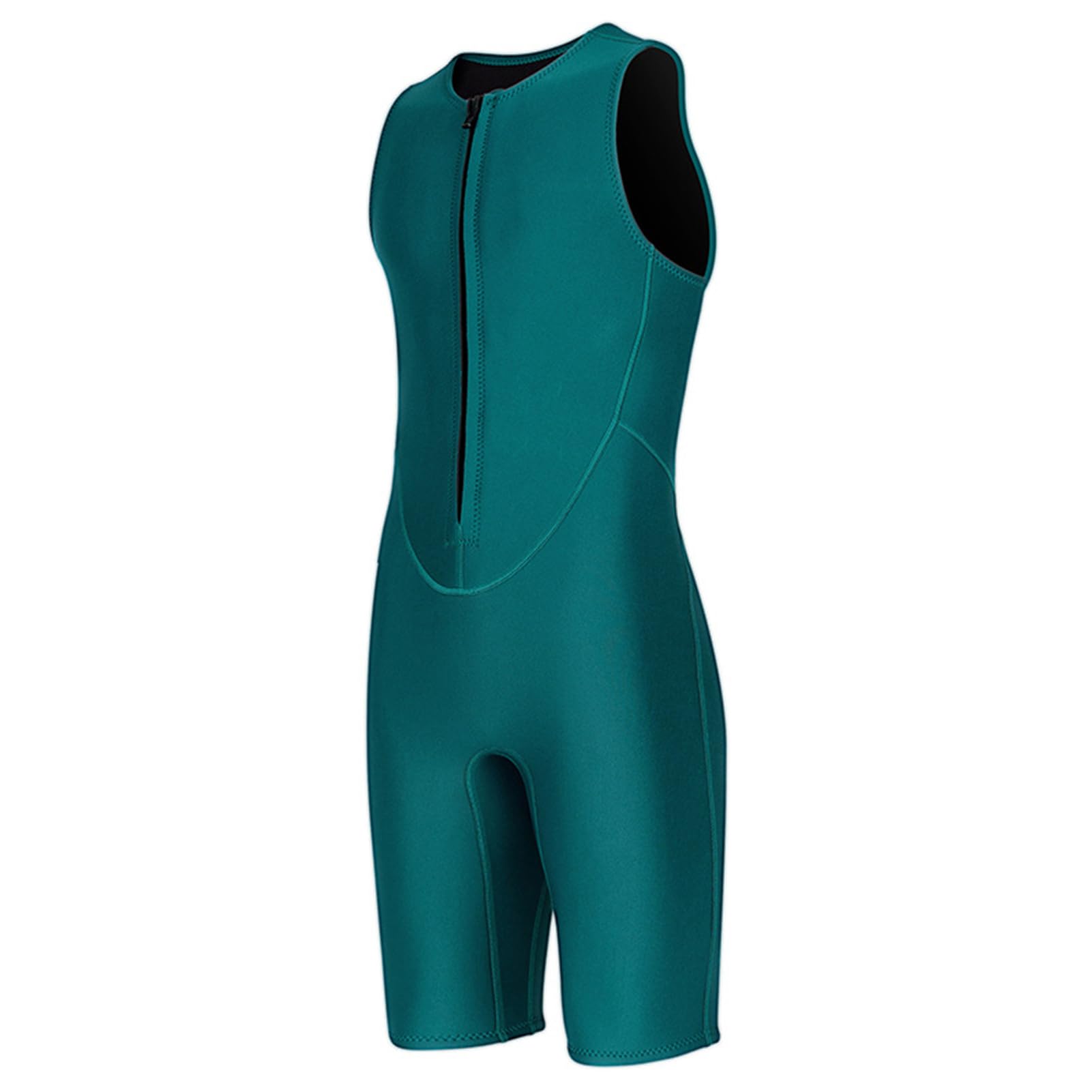 Dilwe Traje de Neopreno sin Mangas de 2 Mm para Mujer, Traje de Buceo con Cremallera Frontal de Neopreno Elástico, con Aislamiento Térmico para Snorkel, Surf, Natación, Deportes