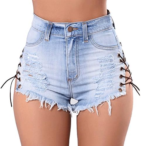 Schwarz Taschen Knöpfen Hohe Taille Push Up Mode Kurze Hose Damen Jeans  Shorts Hotpants - Jeans - Unterteile