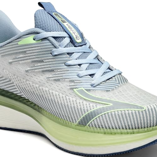 Image of Action | Athleo | TURBO-302 | Men's | Lace-Up | Running | Shoes | Trendy | Lightweight | Comfortable | Durable | Sports | Shoes